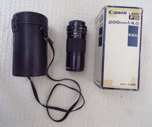 Canon lens prime 200mm - lens,