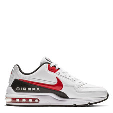 NIKE Mens White & Red Air Max