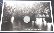 Barton Mills  River Lark near Mildenhall  & Lakenheath,  Thetford Suffolk  RPPC