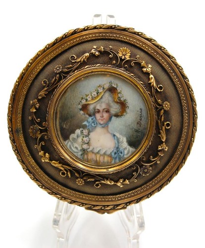 1890s french gilt - french, round