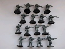 Warhammer 40k, 16 x Cadian Shock Troopers, Imperial Guard Miniatures Cadians