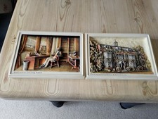 Ivorex Wall Plaque ~ Charles Dickens In His Study Gadshill