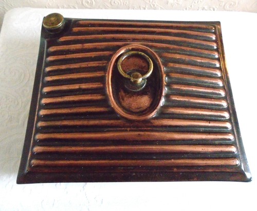 Antique copper foot warmer - antique,