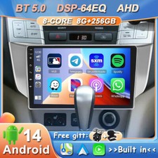 For Lexus RX300 RX330 RX400H CarPlay Android 14 Car Stereo Sat Nav 8GB+256GB AHD