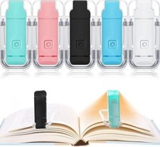 Rechargeable LED Clip on Book Light Brightness Adjustable for Eye-Protection