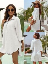 Ladies Chiffon Beach Cover Up Kimono Style Swimwear Swimsuit Dress Shirt