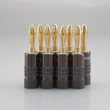 8x Professional Banana Plugs
