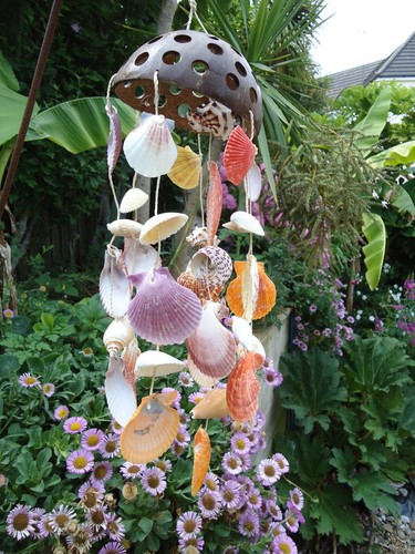 Windchime coconut shell mobile - windchime,