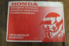 1981 HONDA XL600V XL600 OWNERS
