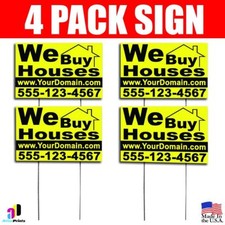 4X We Buy Houses Signs Your