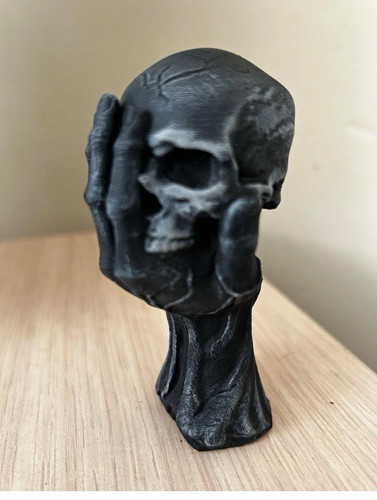 Skull ornament black gothic - skull,