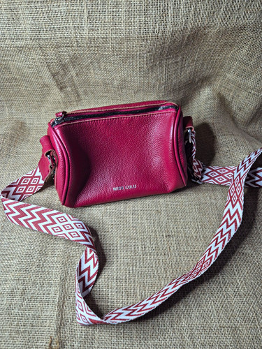Miss lulu red pebbled faux - lulu,