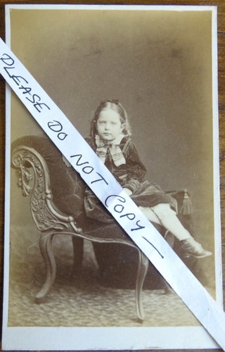 Victorian cdv young girl - young, in