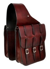 Traditional Trail Ride Bag | Western Saddle Bag | Leather Saddle Bag For Horses