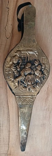 Vintage brass leatherette - ,