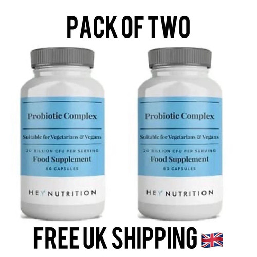 2pack hey nutrition probiotic - hey,