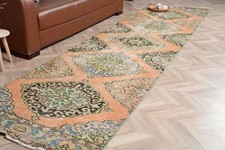 Turkish Vintage Rug 3,1x12 ft