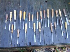 carving chisels/gouges/vintage chisels/vintage tools
