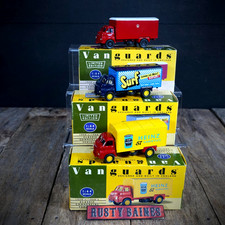 Lledo Vanguards Bundle x3 Karrier/Leyland Tanker & Rail Parcels, Made in UK