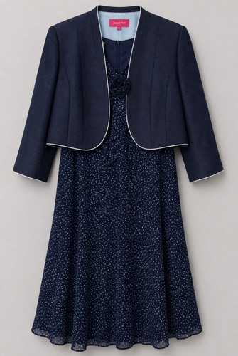 Jacques vert navy spot dress - jacques,