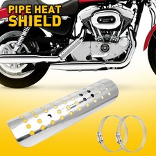 Silver Pipe Heat Shield