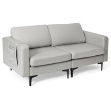 Costway modern upholstered - costway,