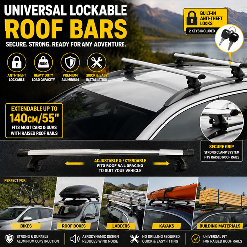Universal car roof bars - roof,