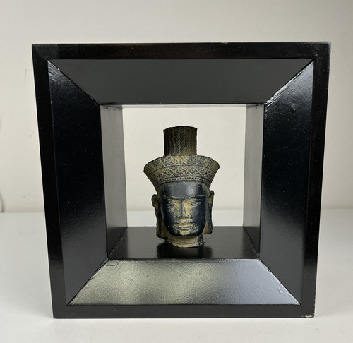 Khmer thai buddha head - thai, figure