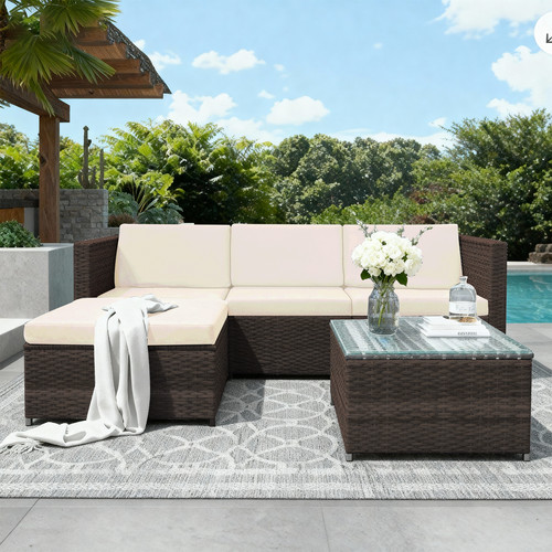 Rattan garden furniture patio - rattan,