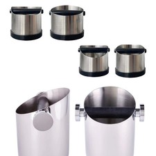 Coffee Knock Box Bin Bucket Container Espresso Grinds Removable Knock Bar UK