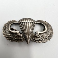 Genuine WW2 United States Paratrooper Airborne Jump Wing Silver
