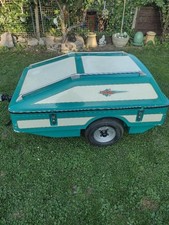 Squire Motorcycle camping trailer. Tow with a motorcycle or car. Harley livery
