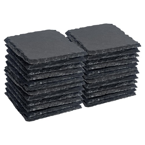 Square slate coasters 10cm - coasters,