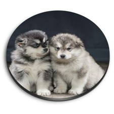 Round MDF Magnets - Alaskan