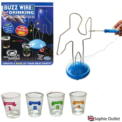 Buzz wire drinking - drinking, adults