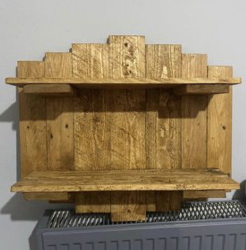 Handmade palletwood shelving - palletwood,