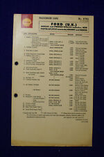 FORD UK ANGLIA PREFECT 1954 59