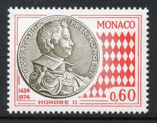 Monaco mnh 1974 sg1139 350th - monaco,