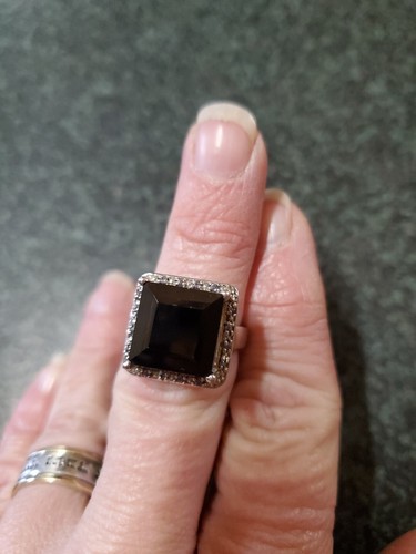Gorgeous chunky black spinel - chunky,