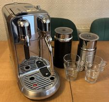 SAGE Nespresso Coffee Machine Creatista Plus Stainless Steel 2 Frothers 4 Cups