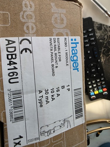 Hager adb416u rcbo module - adb416u,