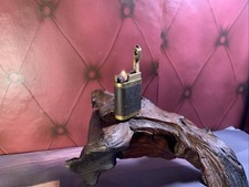 Vintage 1920-30’s  Little Brass Lift Arm Petrol Lighter