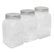 Tea Coffee Sugar Storage Jars