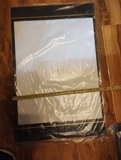 Leather look desk blotter