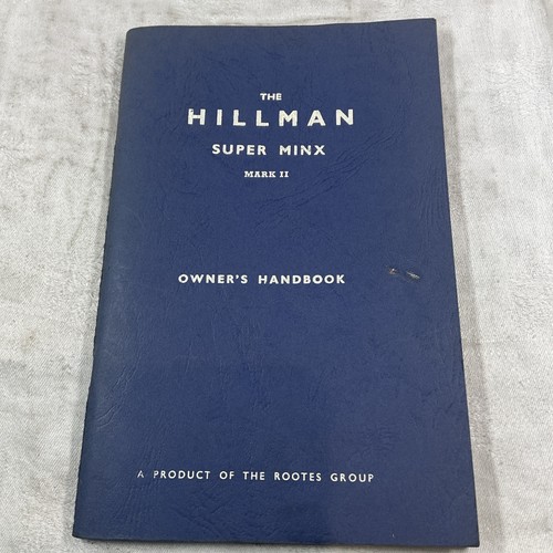 Vintage hillman super minx - vintage,