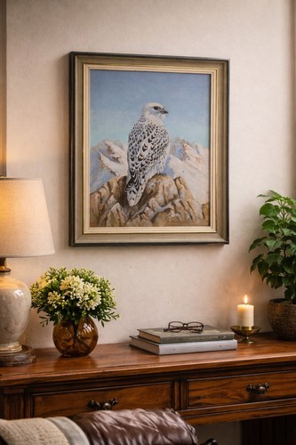Signed oil painting - signed,