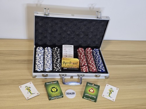 Party poker chips set with - set,