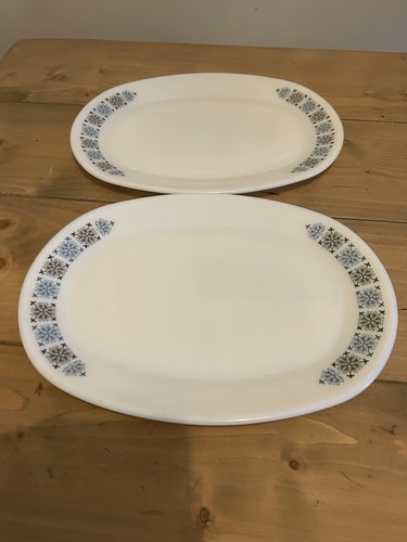 Pair vintage large jaj pyrex - jaj,