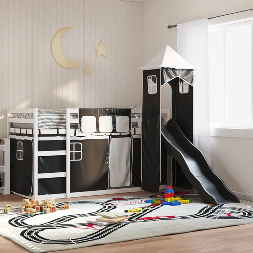 Walplus bunk bed with slide - bed,