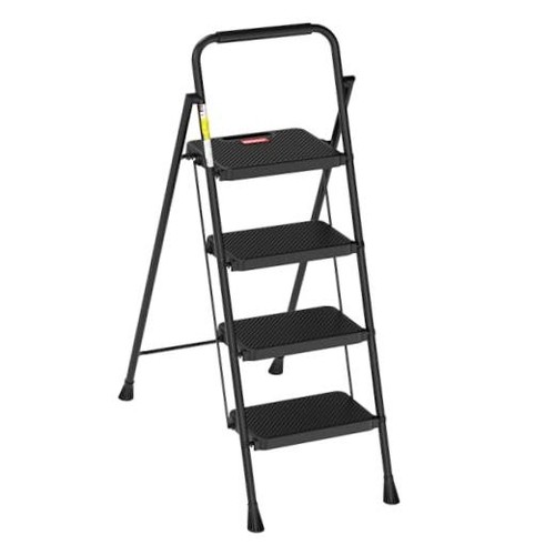 Folding step stool with wide - folding,